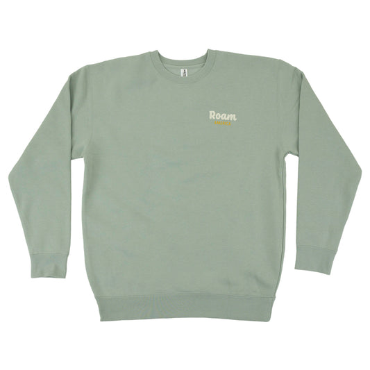 Roam Crew Sweater in Sage